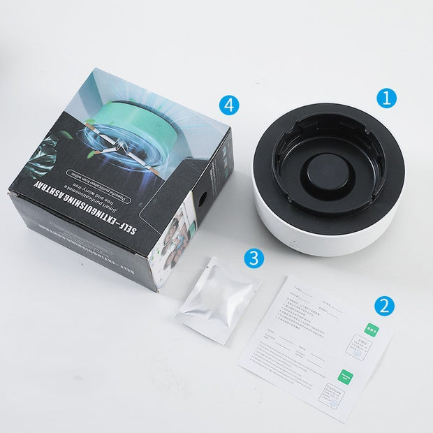 Smoke Removal Air Purification Car Ashtray Anion Purification