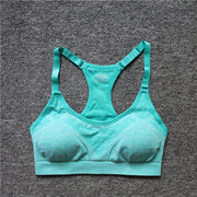 Women Shockproof Sport Bras Professional Yoga Shirts Tops