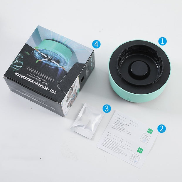 Smoke Removal Air Purification Car Ashtray Anion Purification