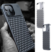 Aluminum Alloy Phone Case For 14 13 Pro Max Plus Hollow Heat Dissipation