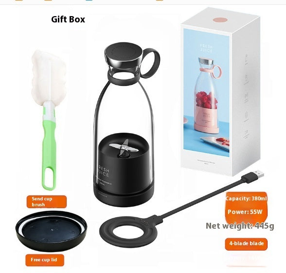 350ML Electric Juicer Blender Mixer USB Rechargeable Machine Household