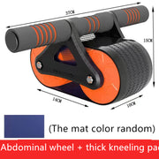 Double Wheel Abdominal Exerciser Women Men Automatic Ab Wheel Roller