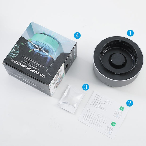 Smoke Removal Air Purification Car Ashtray Anion Purification