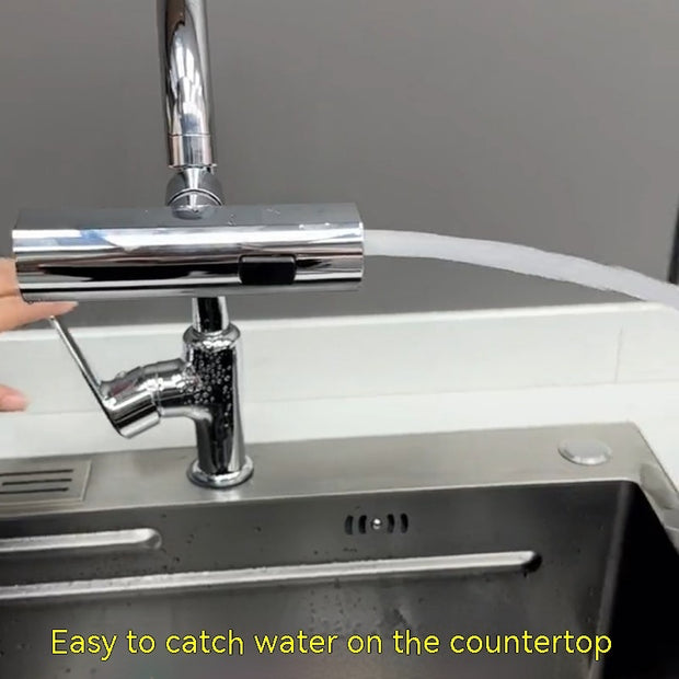 Kitchen Faucet Waterfall Outlet Splash Proof Universal Rotating Bubbler
