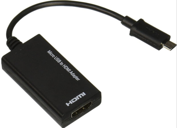 Display Port Micro USB To HDMI Adapter 12cm Cable Converter