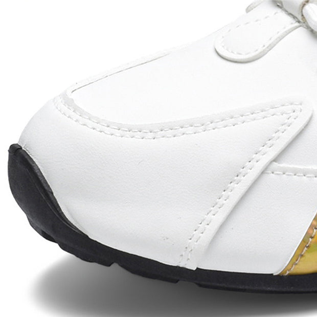 Fashion Colorblock Lace-up Sneakers For Men Breathable Low-top Dad Shoes