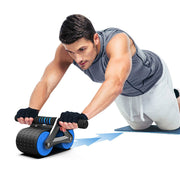 Double Wheel Abdominal Exerciser Women Men Automatic Ab Wheel Roller