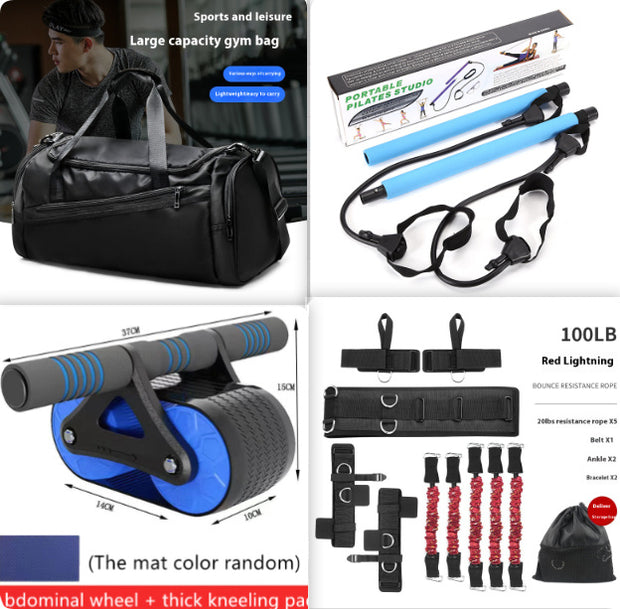Double Wheel Abdominal Exerciser Women Men Automatic Ab Wheel Roller