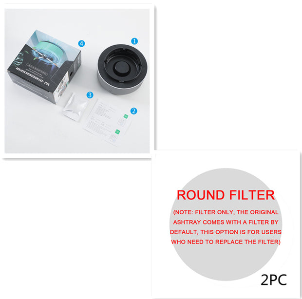 Smoke Removal Air Purification Car Ashtray Anion Purification