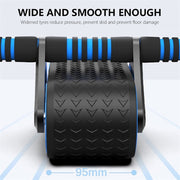 Double Wheel Abdominal Exerciser Women Men Automatic Ab Wheel Roller