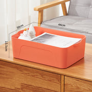 Oversized Drawers Organize Plastic Storage Bins With LIDS
