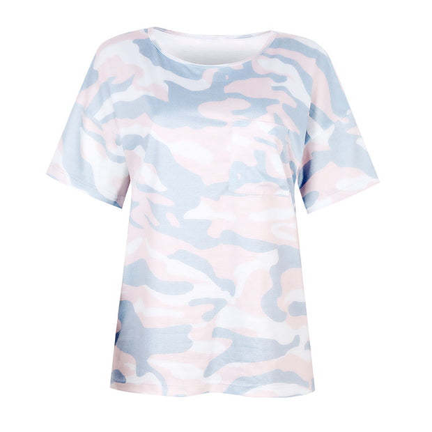 Tie-dye Print Pajamas Loungewear Tracksuit