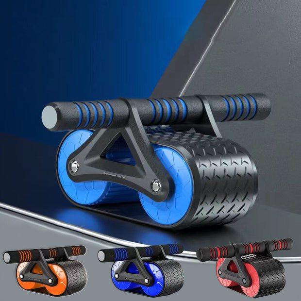Double Wheel Abdominal Exerciser Women Men Automatic Ab Wheel Roller
