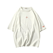 Tiny Embroidered Oversized Pastel Tee