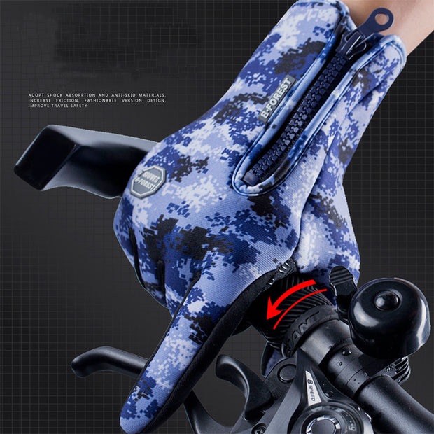 Winter Gloves Touch Screen Riding Motorcycle Sliding Waterproof Gloves