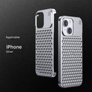 Aluminum Alloy Phone Case For 14 13 Pro Max Plus Hollow Heat Dissipation