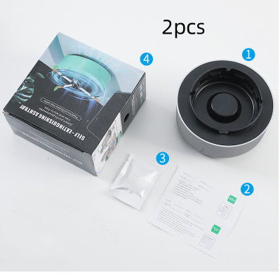 Smoke Removal Air Purification Car Ashtray Anion Purification