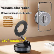Magnetic Phone Holder With Vacuum Suction Adjustable Car Mount