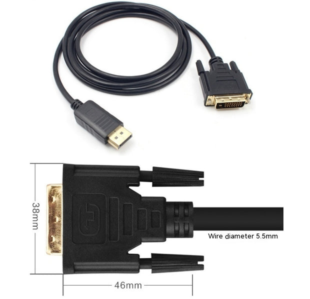DP To DVI Cable Displayport To Dvi24 1 HDMI Cable