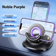 Magnetic Phone Holder With Vacuum Suction Adjustable Car Mount